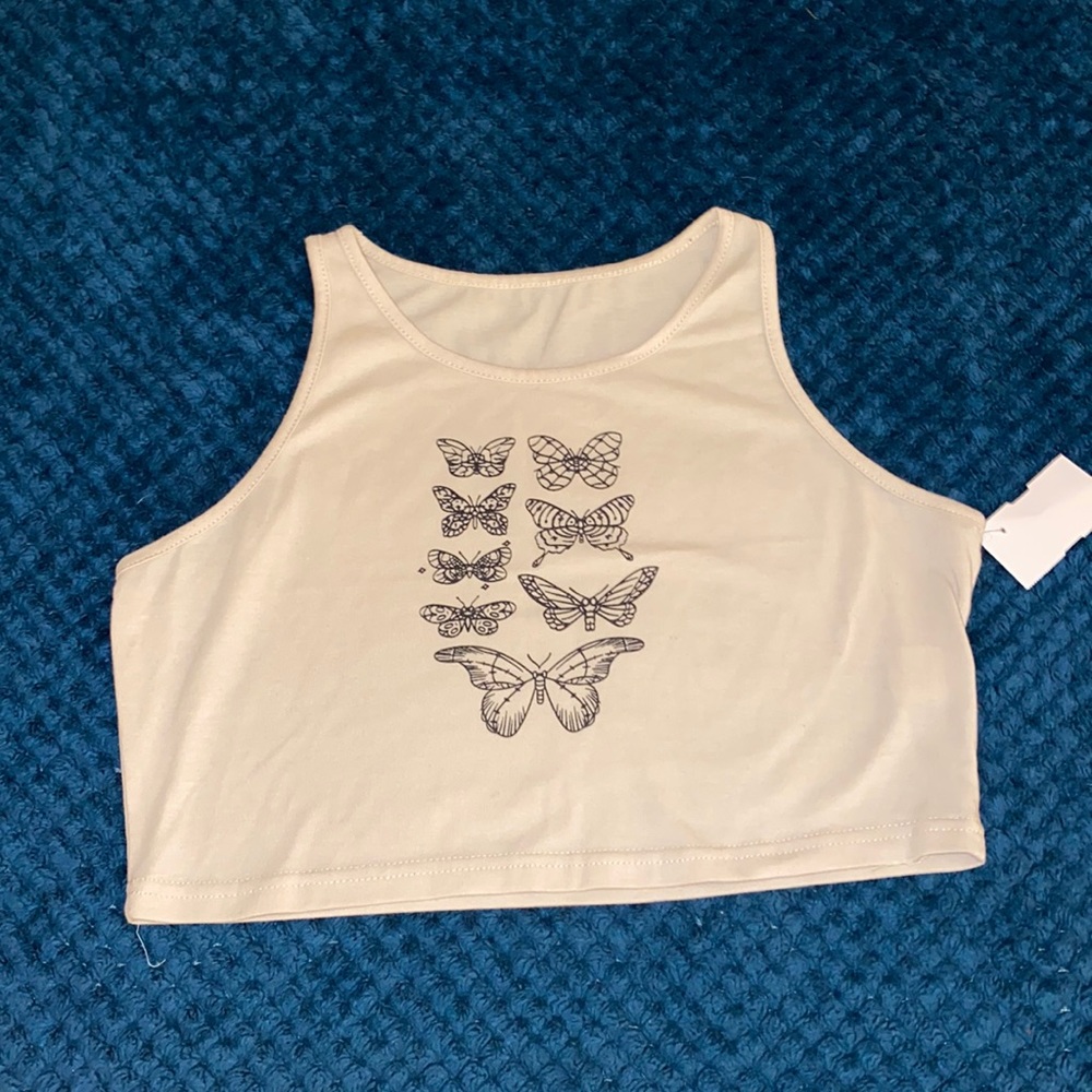 butterfly crop top